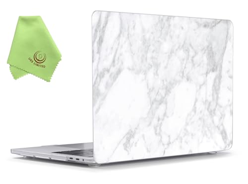 Coque MacBook Pro 13 coque rigide marbre blanc pour modèles A2338 M1 A2289 A2251 A2159