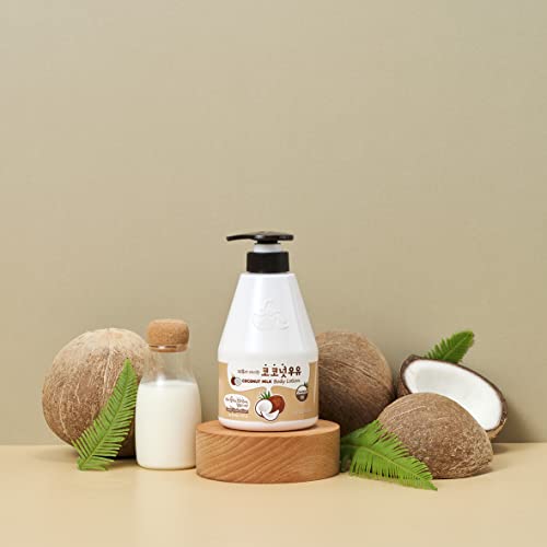 Welcos Kwailnara Milk Body Lotion 560 G / 19.75 Oz. (Coconut Milk) #TOP4