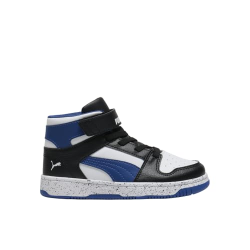 Image of PUMA Kids' Rebound Layup Mid Hook and Loop Sneakers