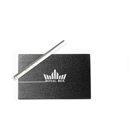Royal Box Schnupftabak Dosierer - Schwarz Matte Cover