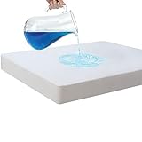 Bedecor Tencel Protège Matelas Imperméable et Respirante Anti-Moisissure Antibactérien Anti-Bed Bug Calme et Confortable（120x190/200 cm）