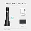 TAKSTAR 15W Bluetooth Microphone with Speaker, DA10 II Wireless Handheld Mic with LED Display, 4 Modes, Noise Canceling, Portable PA System for Teaching Singing Speaking Karaoke Wedding