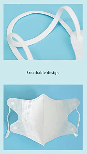 3D Protective Face Mask for Adults with Elastic Ear loop (20pcs/box)