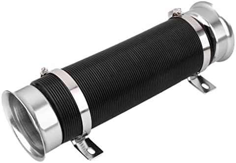 AUTO MT Car Turbo Multi Flexible Cold Air Intake Pipe Tube Duct KIT Intake Inlet Hose Kit (Silver Intake Pipe)