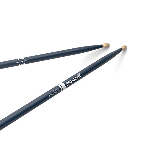 Promark American Hickory Classic 5A Drumsticks, Acorn Tip, Blue - Single Pair