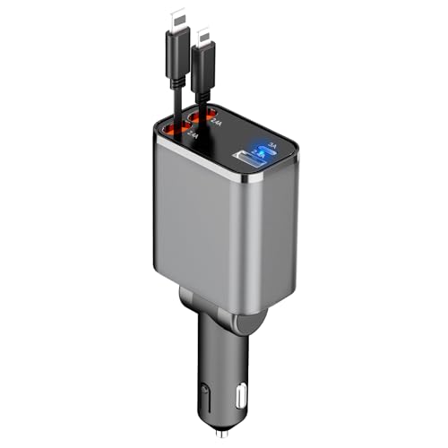 Paiholy i[ԗp[d 4C1 ^ԍڏ[d fAiOSi[P[u2USB|[gt ~jo[WJ[`[W[ iPhone 15/14/13 Pro Max/Samsung/PixelɑΉ