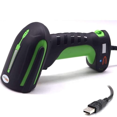 Barcodeyes Steel Lettore Barcode Rugged Professionale Waterproof Ip68 Laser 1D + Cavo Usb Codici A Barre Robusto Industriale