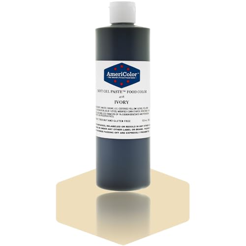 Americolor Ivory Soft Gel Paste 13.5 Ounce Soft Gel Food Color