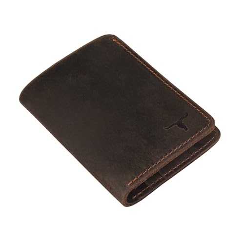 Image of URBAN FOREST Joe Vintage Brown Leather Wallet for Men
