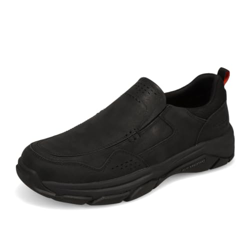 Image of DOCKERS Mens Rawlins Slip Resistant Loafer Shoe, Black, 10 M