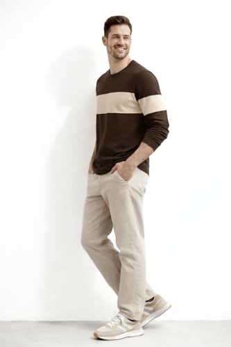 Image of The Dry STATEMen's Full Sleeve Basic Fit T-Shirt with Contrast Tipping Details Neck