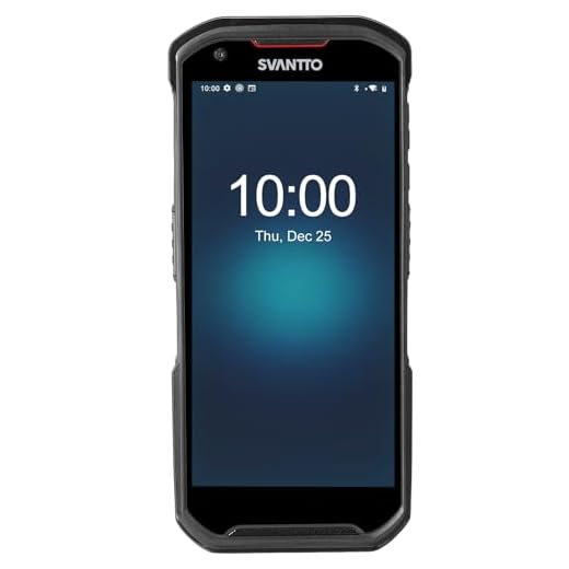 SVANTTO Android 13 Barcode Scanner,1D/2D/QR Scan Engine, 6+64 GB, IP66,5200mAh große Batterie, 5.5" Handheld Rugged PDA für WMS Management