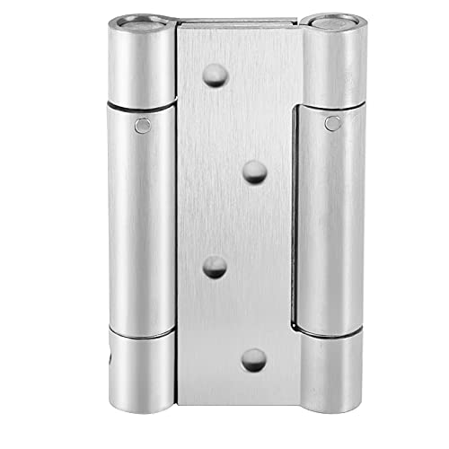 Hoigon 2 Pairs 4 Inch Double Action Spring Door Hinges, Heavy Duty Ball Bearing Self Closing Stainless Steel Double Action Spring Hinges With Screws And Adjusting Pin For Cafes, Bars, Saloons #TOP4