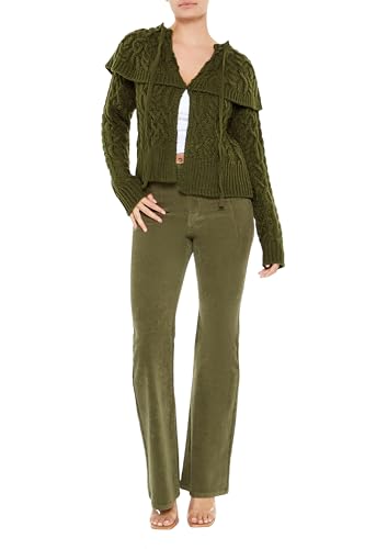 Forever 21 Women's Foldover Cardigan Sweater2