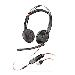 Plantronics – Blackwire C5220 – Casque filaire à deux écouteurs (Stéréo) avec micro tige – USB-A, 3.5 mm pour connecter… - Les Beatles, Paul McCartney, John Lennon, RIngo Starr, George Harrison