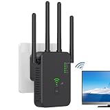 ulapithi Amplificador de señal inalámbrica,Repetidor WiFi de Cobertura Completa Amplificador de señal inalámbrica - Extensor de Alta Potencia...