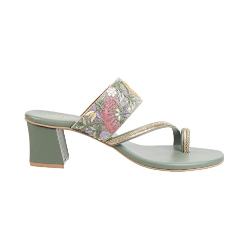 Image of Metro Women Fashion Heel Sandal (32-1745)