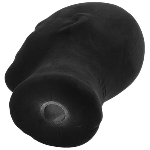 Tête mannequin polystyrène mousse noire pour affichage de chapeaux x12