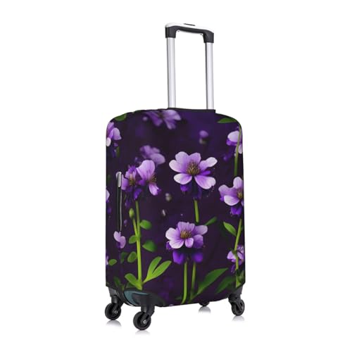 Housse de valise lavable polyester blanc taille L pour éviter les rayures en soute - 2