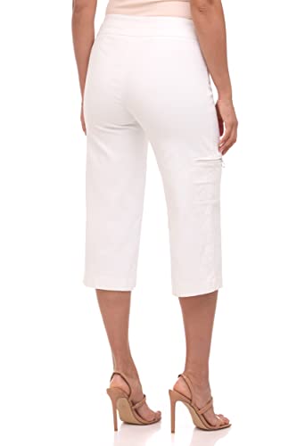 Rekucci Women's EcoCosy Comfort Modern Cargo Capri Pant3