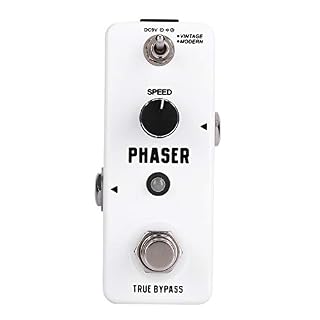 Phaser analogique pédale d’effet de guitare, accessoire Nstrument Mini pédale d’effet de guitare Phaser analogique avec… - Les Beatles, Paul McCartney, John Lennon, RIngo Starr, George Harrison