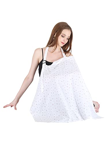 Image of Switchon Feeding Apron Cover Maternity Cover 100% Cotton Maternity Breastfeeding Multipurpose for Mothers