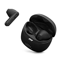 JBL Tune Flex 2 - True Wireless Noise Cancelling Earbuds Spatial Sound and Smart Ambient Technology, 6 mics for Perfect Calls, up to 48Hrs of Playback, IP54 Dust & Water Resistant (Black)
