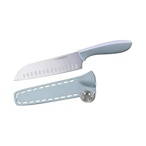 Cuchillo Santoku Nirosta Eversharp con Funda Afiladora Interna Cover