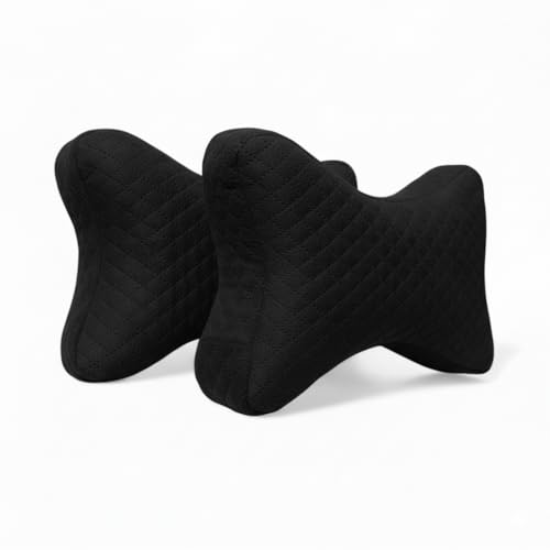 Image of Car Neck Rest Pillow | Ultrasoft Pillow for Comfortable Car Rides |Headrest Pillow - Pack of 2 | Memory Foam| Best for Long & Short Travel |Memory Foam Car Seat Head Rest Pillow for Neck