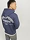 JACK & JONES Male Kapuzenpullover Gedruckt Kapuzenpullover