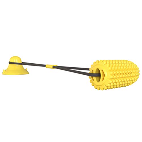 Balacoo brinquedo de milho para cães mastigáveis, puxadores, para cães, corda de brinquedo com vento