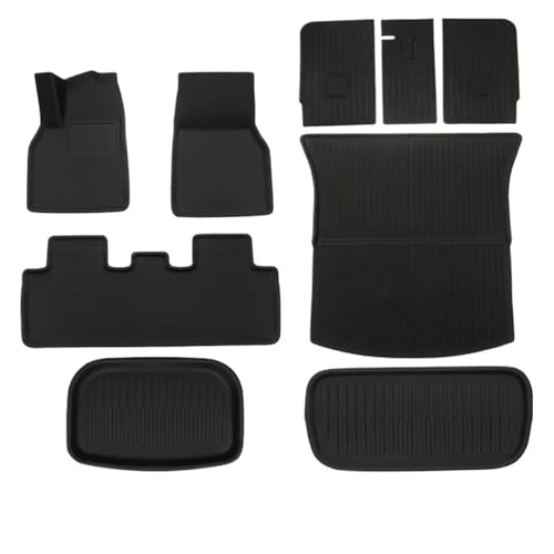 Tapis Tesla Modèle Y Juniper 2025 coffre XPE imperméable 9 pièces