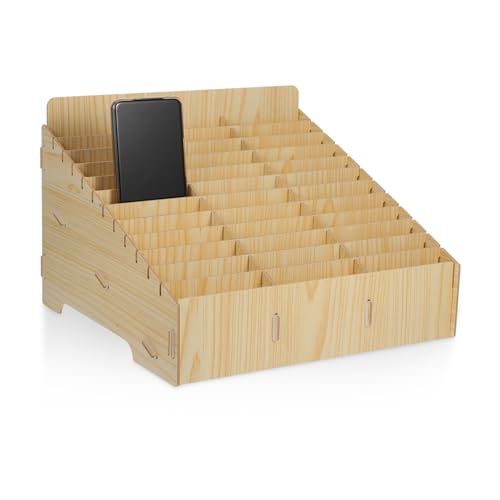 Boîte rangement téléphones 36 cases avec compartiments pour bureau - 3