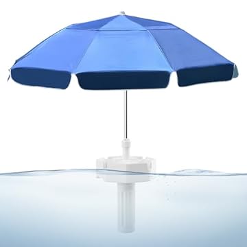 umbrella base for inside pool