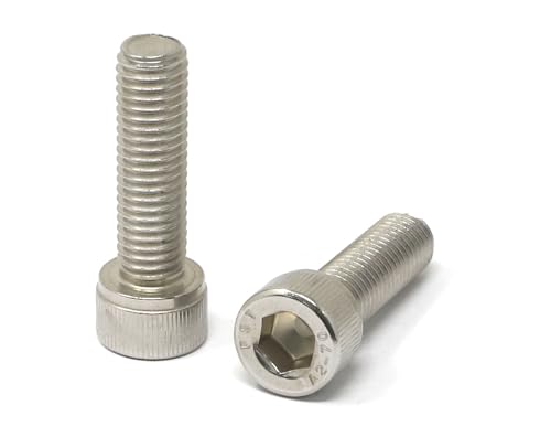 Image of iexcell 10 Pcs M10 x 35mm Thread Pitch 1.5 mm Stainless Steel 304 Hex Socket Head Cap Screws Bolts Kit