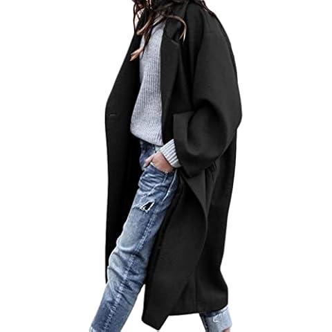 CHARTOU Women's Wool Blend Trench Coat Cover