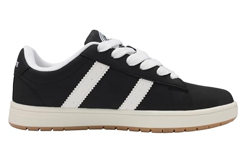 KangaROOS Unisex K-CA AD Pimp Sneaker, Jet Black/White, 38 EU, Jet Black White, 38 EU
