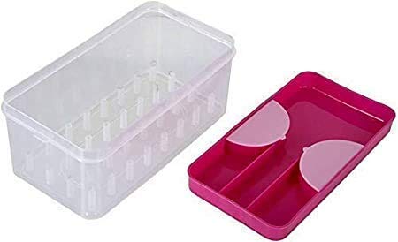 Wild Cat Thread and Needle Box - Big Size 36 spools Empty Thread Box/Tailor Box (Multicolour)