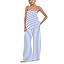 Striped Sky Blue