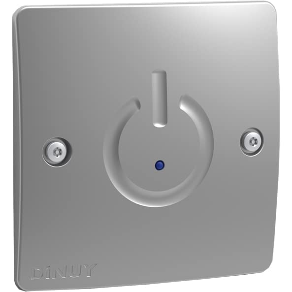Poussoir pulsatemp tactile argent Dinuy finition premium