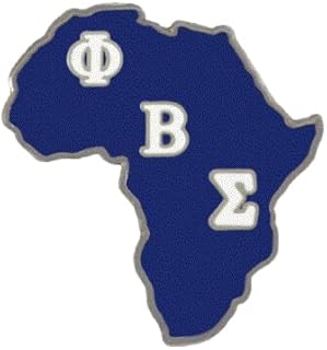 Phi Beta Sigma Greek Africa Lapel Pin