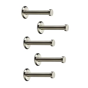 SOTECH MEDEA Edelstahl Kleiderhaken 5 Stück