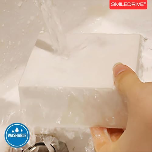 Image of SMILEDRIVE Product Photography Props 6-piece Set, White | Jewelry Photo Shoot Props, Hard Foam Riser & Blocks, Lightweight, Waterproof, Re-usable