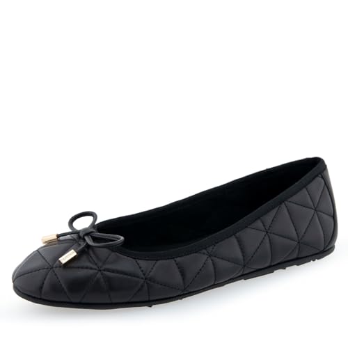 Aerosoles Women's PIA Ballet Flat, Black Quilted, 7.5M