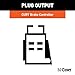 CURT 51531 Universal Trailer Brake Controller Harness with Pigtails