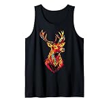 Motivo de cornamenta para todos los amantes de los ciervos y la caza. Demuestra tu amor por estos animales salvajes y tímidos con este regalo de caza para todos los aficionados al ciervo rojo y al gamo. ¡Me encantan los ciervos! Combina perfectamente.