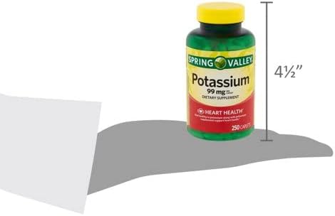 Miniatura 7 de SpringValley Potasio 99 mg - 250 cápsulas (paquete de 1)