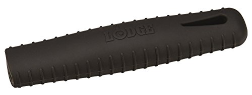 Lodge Silicone Hot Handle Holder - Dishwasher Safe Hot Handle Holder Designed for Lodge Carbon Steel Pan Products - Reusable Heat Protection Up to 500° - Black by Lodge - Used condition - US$10.38