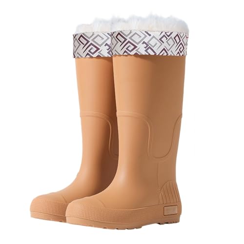 Bottes en caoutchouc femme imperméables et légères avec semelle antidérapante