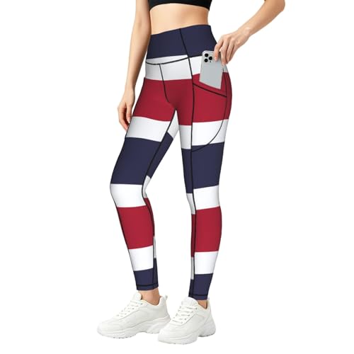 Leggings con bolsillos TTYDOKLA pantalones de entrenamiento elásticos